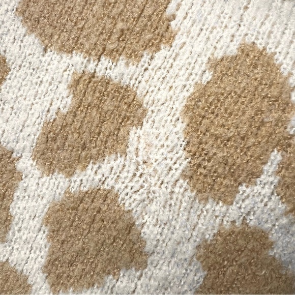 REVOLVE X CENTRAL PARK WEST Colorblock Animal Print Knit Oversized Sweater M - Picture 10 of 10